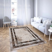 Ayduran Halı Vicenza Makinede Yıkanabilir Kaymaz Taban Dekoratif Modern Mutfak Yolluk Koridor ve Salon Halısı