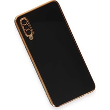 Mrs-  Samsung Galaxy A70 Kılıf Volet Silikon - Siyah -548484