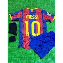 BARBITOS Barcelona Messi 2015 Retro Çocuk Forması 2li Set