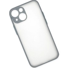 Mrs-  iPhone 15 Plus Kılıf Montreal Silikon Kapak - Gri -548484