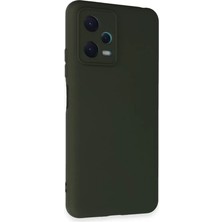 Mrs-  Xiaomi Redmi Note 12 5g Kılıf Nano Içi Kadife Silikon - Koyu Yeşil -548484