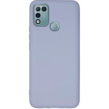 Mrs-  Infinix Hot 10 Play Kılıf Nano Içi Kadife Silikon - Lila -548484