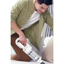 Mrs-  LT-124 Kablosuz Çok Fonksiyonlu Araç Süpürge - Beyaz -548484