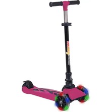 Mrs- Lsc5-I Leddy 2+ Scooter Işıklı Pembe 50KG -548484
