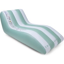 Swim Essentials Essence Green White Lounge Deniz ve Havuz Yatağı