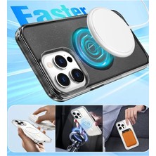 Mrs-  Apple iPhone 14 Pro Max Star Magsafe Kapak - Siyah -548484