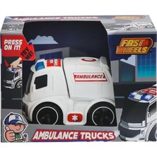 Mrs- ER-247 Fast Wheels Ambulans Kamyonu -Erdem Oyuncak -548484