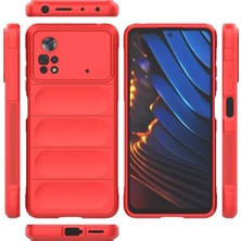 Mrs-  Xiaomi Poco X4 Pro 5g Kılıf Optimum Silikon - Kırmızı -548484