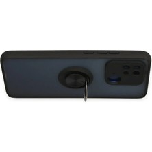 Mrs-  Xiaomi Redmi 10C Kılıf Montreal Yüzüklü Silikon Kapak - Siyah -548484