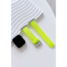 Mrs-  Watch 38MM Jelly Silikon Kordon - Yeşil -548484