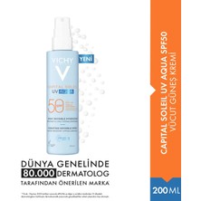 Vichy Capital Soleil Uv Aqua SPF50 Vücut Güneş Kremi 200ML