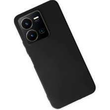 Mrs-  Vivo Y35 Kılıf First Silikon - Siyah -548484