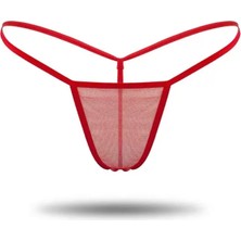 Kırmızı Tül Tanga TM1115