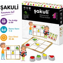 Zet Zeka ŞAKULİ (Meyvelerle Sudoku) Zeka ve Akıl Oyunu 3+ Yaş 1+ Oyuncu