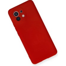 Mrs-  Xiaomi Mi 11 Kılıf Nano Içi Kadife Silikon - Kırmızı -548484