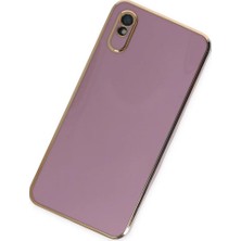 Mrs-  Xiaomi Redmi 9A Kılıf Volet Silikon - Mor -548484