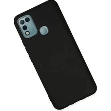 Mrs-  Infinix Hot 10 Play Kılıf Nano Içi Kadife Silikon - Siyah -548484
