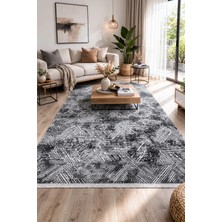 Ayduran Halı Modena Iskandinav Yıkanabilir Şönil Kilim Saçaklı, Kaymaz Tabanlı Koridor Salon Oturma Çocuk Odası Halısı