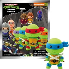 Mrs- Mono 63160 Monogram Ninja Turtles Klipsli Figür Seri 1 24LÜ Display -548484