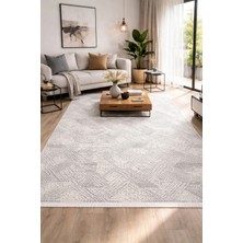 Ayduran Halı Modena Iskandinav Yıkanabilir Şönil Kilim Saçaklı, Kaymaz Tabanlı Koridor Salon Oturma Çocuk Odası Halısı