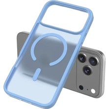 Mrs-  Apple iPhone 17 Pro Max Jota Magsafe Kapak - Açık Mavi -548484