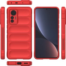 Mrs-  Xiaomi Mi 12 Lite Kılıf Optimum Silikon - Kırmızı -548484