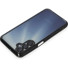Mrs-  Samsung Galaxy A35 5g Kılıf  Lensli Silikon - Siyah -548484