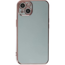 Mrs-  iPhone 13 Kılıf Volet Silikon - Açık Yeşil -548484