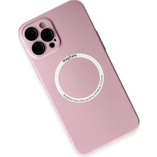 Mrs-  iPhone 12 Pro Kılıf Jack Magneticsafe Lens Silikon - Rose Gold -548484