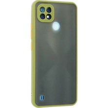 Mrs-  Realme C21 Kılıf Montreal Silikon Kapak - Açık Yeşil -548484