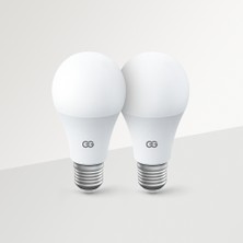 Gunsan Günsan 2'li LED Ampul 7W Gün Işığı E27 (4000K 630 Lümen 2 Adet)