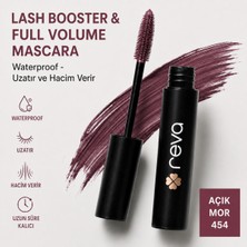Reva Renkli Hacim Veren Maskara – Vegan ve Temiz İçerikli Yoğun Pigment Etkisi Açık Mor 454