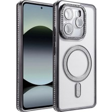 Aslanoğlu Store Note 14 4g Joke Simli Magneticsafe Kılıf - Siyah
