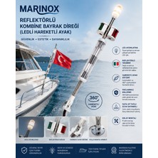 TYA Reflektörlü Kombine Bayrak Direği (Ledli Hareketli Ayak)