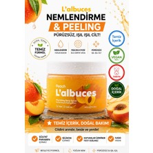 Peach Body Scrub 400GR – Vegan, Temiz Içerikli, Şeftali Kokulu Pürüzsüz Cilt Bakımı