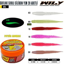 Wily Softline Sıvılı Silikon Yem 50 mm 20 Adetli
