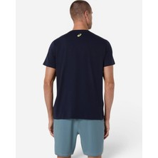 Asics Court Core Graphic Tee Erkek Lacivert Kısa Kollu Tshirt 2041A355-401