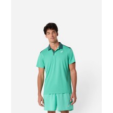 Asics Court Polo Erkek Yeşil Kısa Kollu Tshirt 2041A340-303
