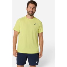 Asics Court Ss Top Erkek Sarı Kısa Kollu Tshirt 2041A339-302
