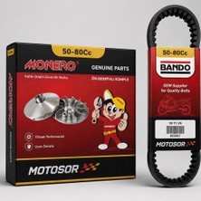 Monero Scooter 50 cc 80 cc Ön Varyatör Kayış Debriyaj Set