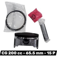 Motobisavm Piston Segman 65.5 mm - 15 Perno - Tek Segman