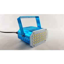 Dj Pro Mini Rgb 36 LED Beyaz Sese Duyarlı Strobe Işık
