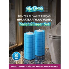 Lumindra  Beyaz Sabun Kokulu 20 Adet Köpüren Yedek Sünger Kullan At - ( Mekanızma Dahil Değildir)