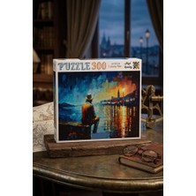 Farbu Oyuncak 300 Parça Lonely Man Sanatsal Yalnız Adam Çalışması Puzzle Kaliteli 33X48CM Eğitici Çocuk Yapboz