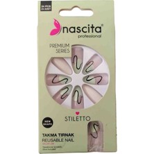 Nascita Premium Serisi Takma Tırnak Yapışkanlı 24 Adet