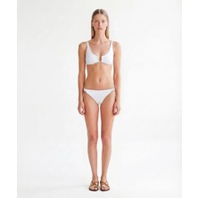 Yargıcı U Yaka Bikini Üst