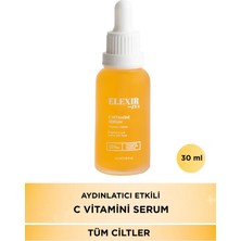 Elexir Eva C Vitamini Aydınlatıcı Serum – Cilt Tonunu Eşitleyen, Leke Görünümünü Azaltan Parlaklık Serumu-30ML