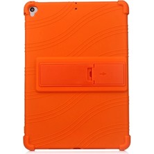 Marsilyan Ipad 7 10.2 Inch- Ipad Air 3 10.5 Inch Kılıf Standlı Darbe Emici Silikon Kılıf