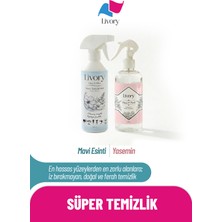 Livory Clean & Shine Serisi Mavi Esinti Yüzey Temizlik Misti 500 ml | Clean & Fresh Serisi Yasemin Oda Kokusu 500 ml