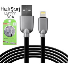 Marsilyan Ally İPHONE5S6S788 Plus Zinc Alloy Dayanıklı 3.0A 1.5mm USB Kablo